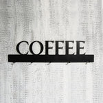Load image into Gallery viewer, &quot;COFFEE&quot; Wall Mounted Mug Rack
