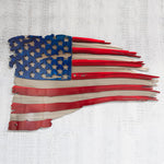 Load image into Gallery viewer, 2 Layered American Tattered Flag
