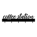 Load image into Gallery viewer, &quot;coffee station&quot; Wall Mounted Mug Rack
